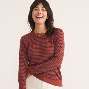Marine Layer Reversible Raglan Sweater Size Large NWT